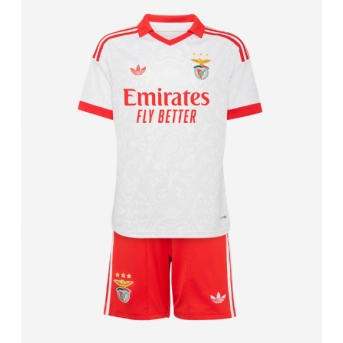 Billige Fotballdrakt Benfica Replika Bortedraktsett Barn 2026-27 Kortermet (med bukser)